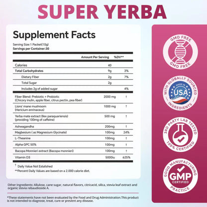 Biotonia Super Yerba Instant Tea Powder