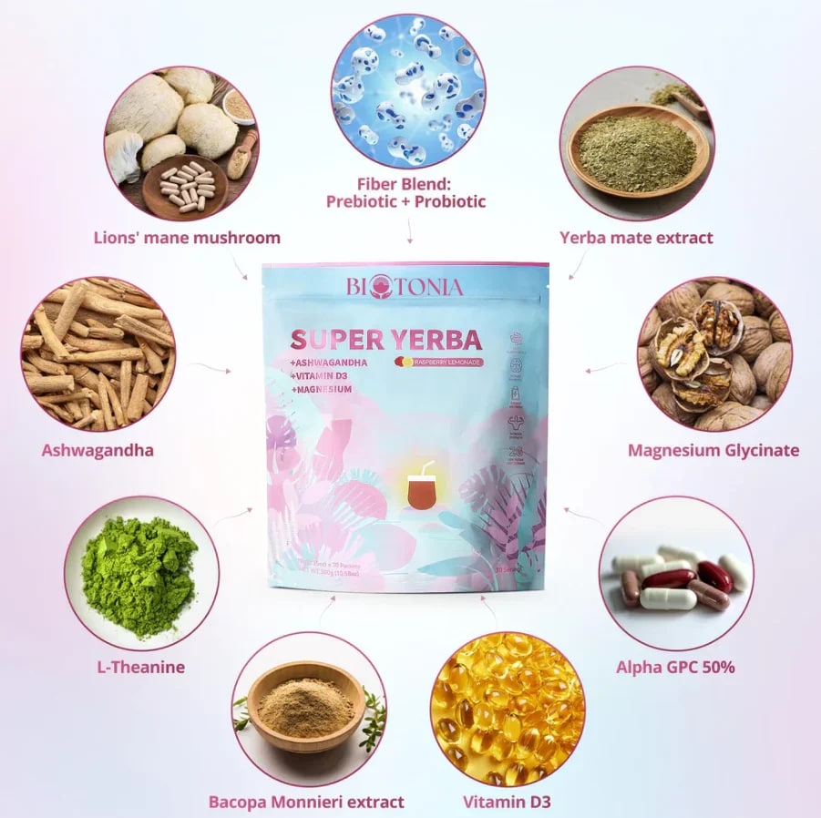 Biotonia Super Yerba Instant Tea Powder